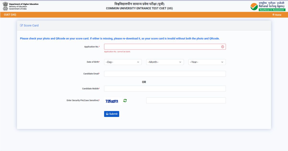 CUET Result 2024