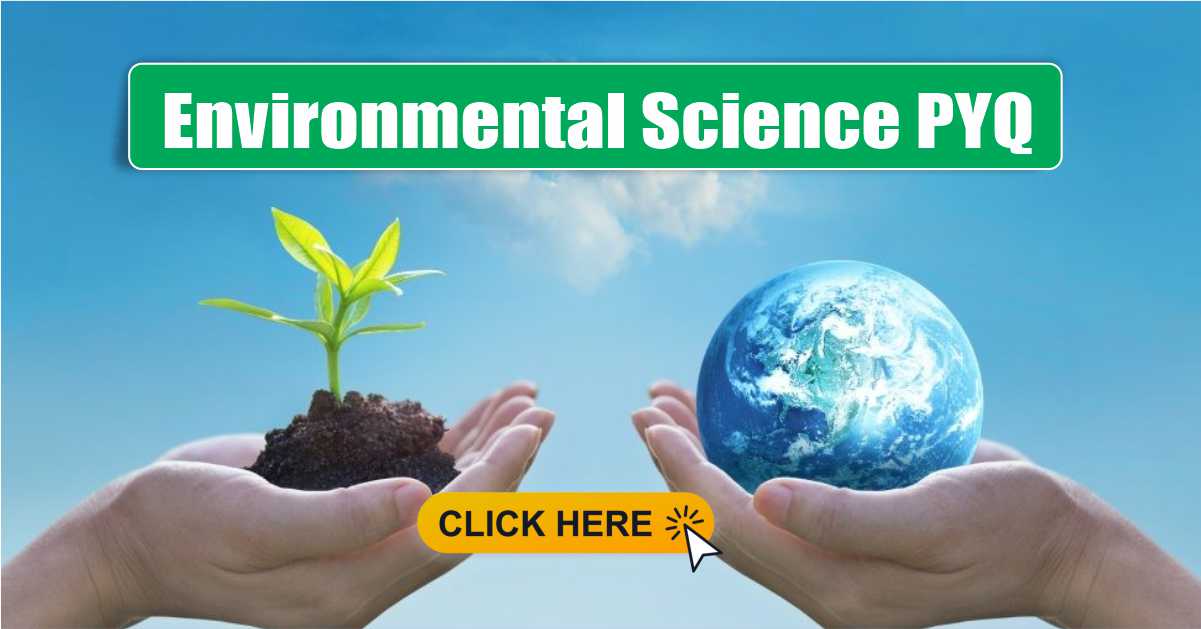 UGC NET Environmental Science PYQ